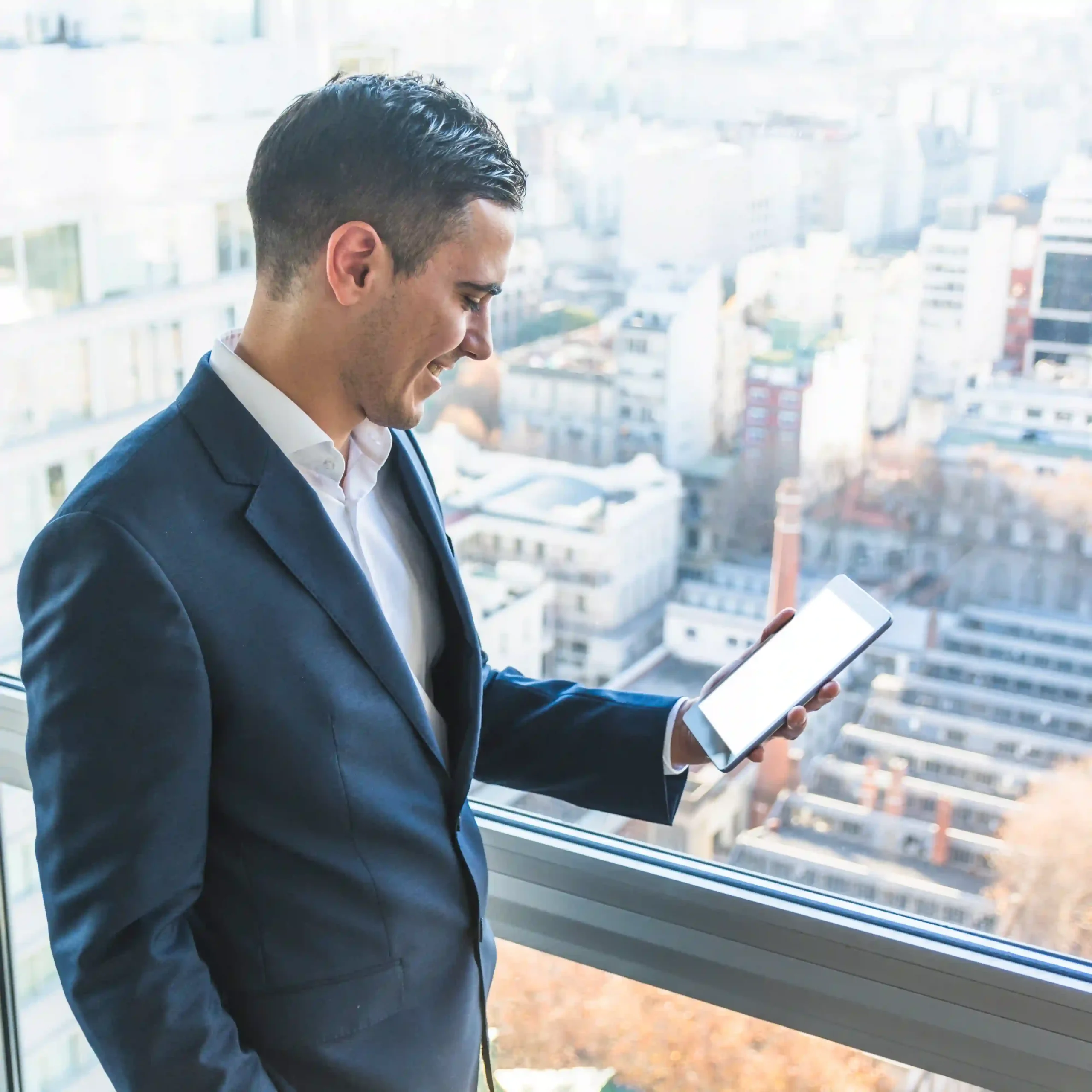 Cloud architecture advisor reviewing business technology plans