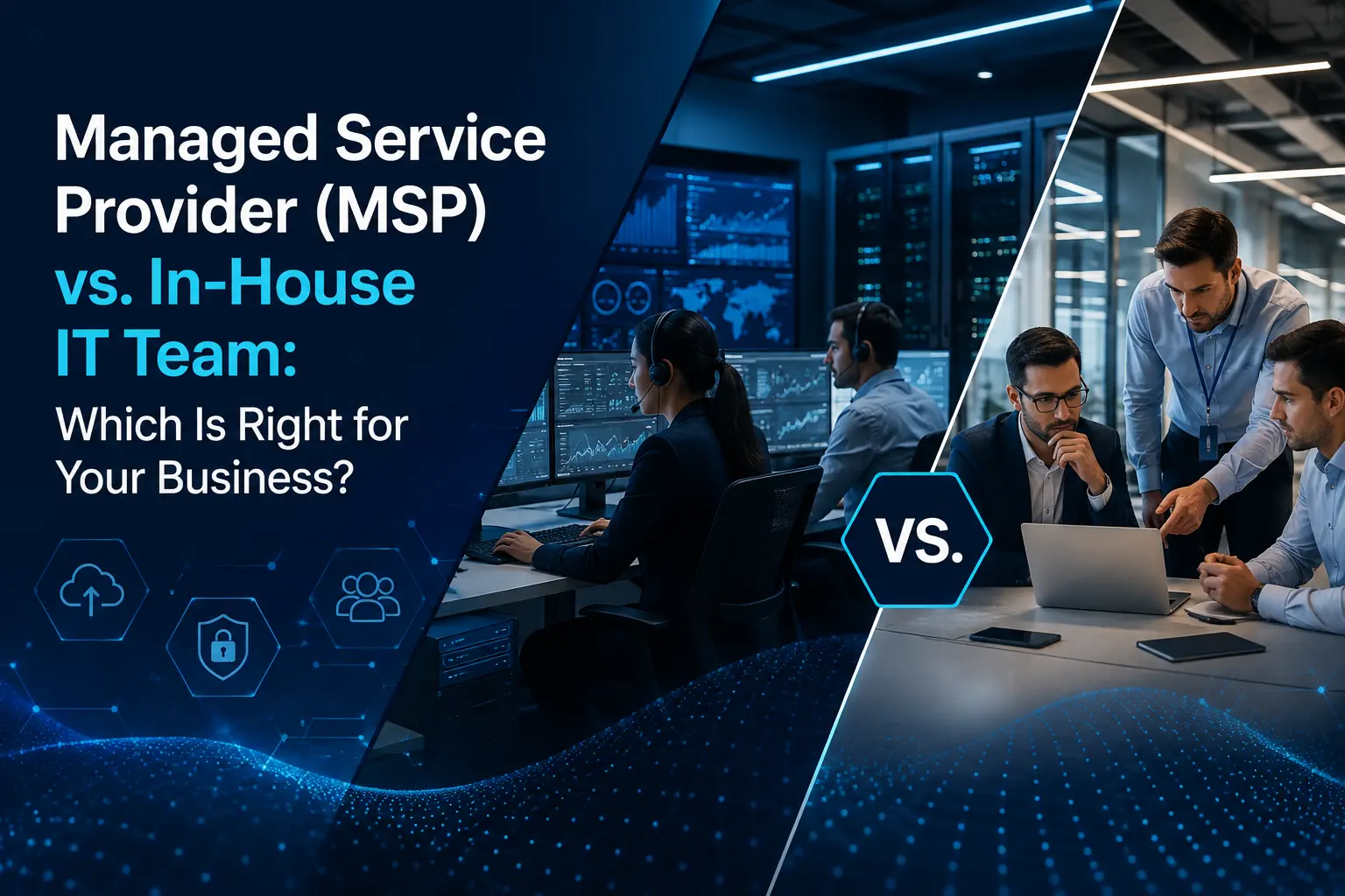 Managed Service Provider (MSP) vs. In-House IT Team